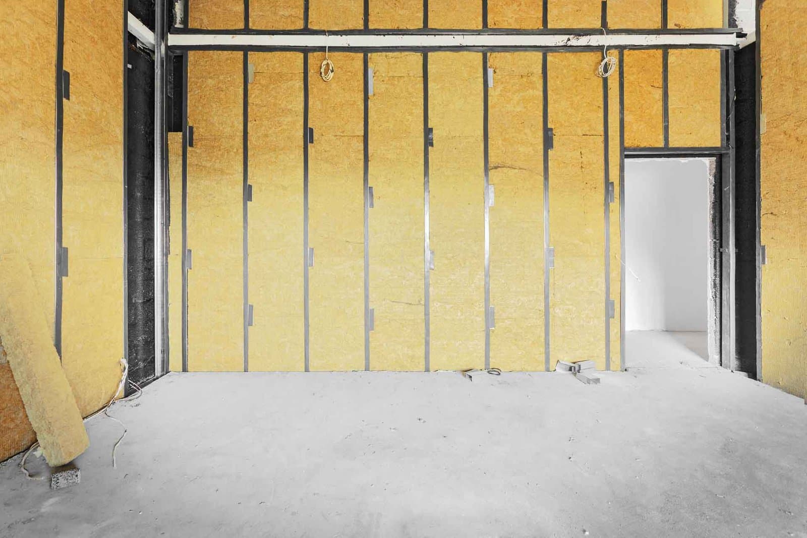 Attic insulation installation